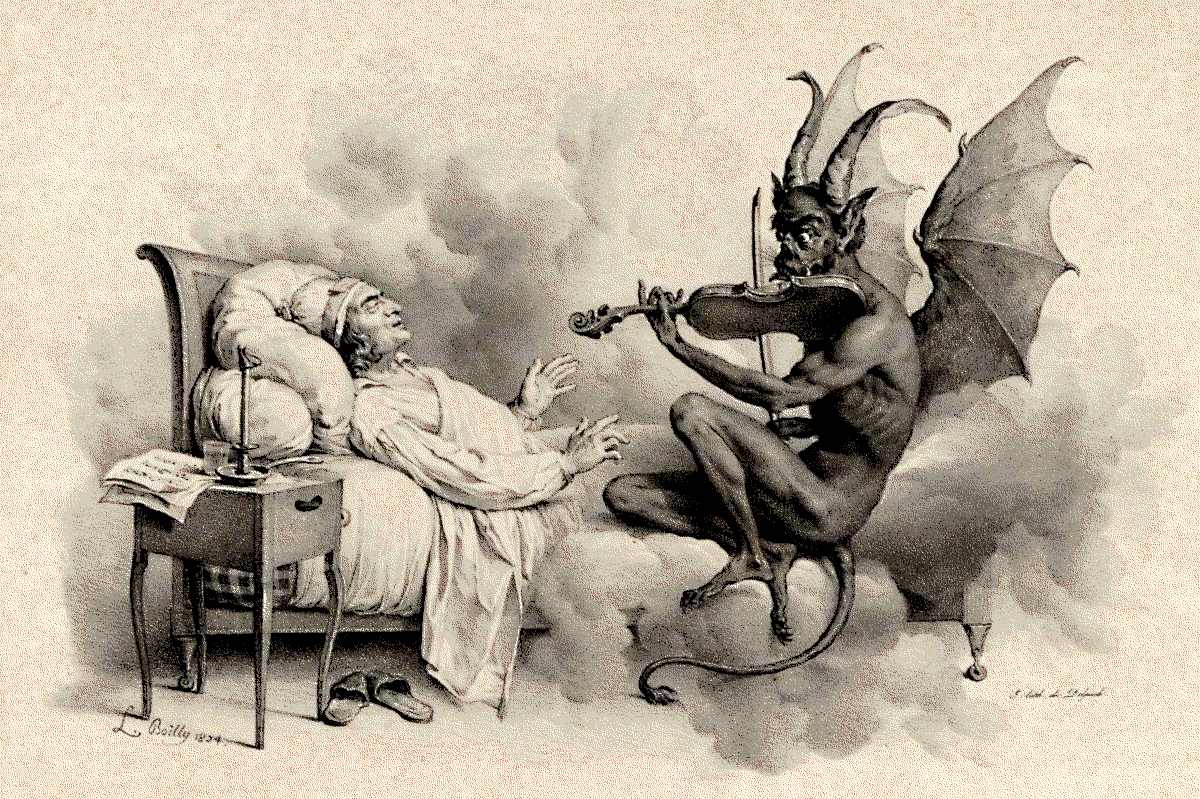 le songe de tartini par louis-léopold boilly